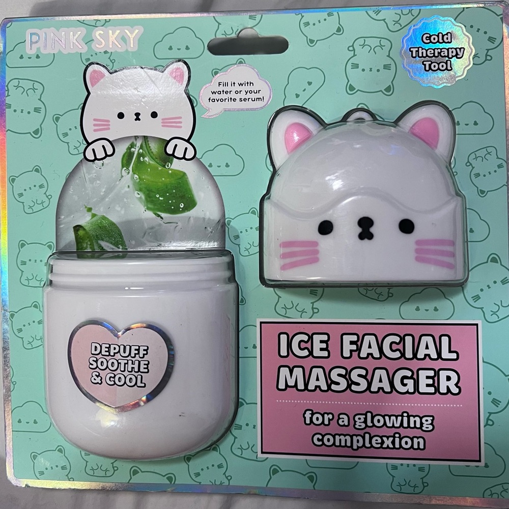 Pink Sky Ice Facial Massager